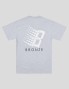 Camiseta BRONZE 56K polka dot logo tee heather grey