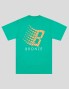 Camiseta BRONZE 56K polka dot logo tee kelly green