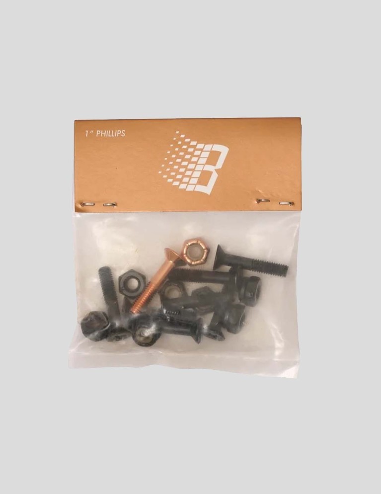 Hardware BRONZE 56K hardware bolts phillips 1" black