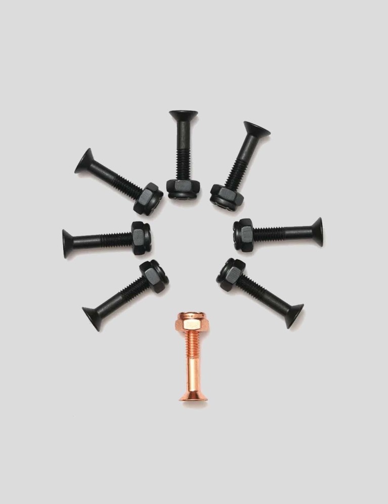 Hardware BRONZE 56K hardware bolts phillips 1" black