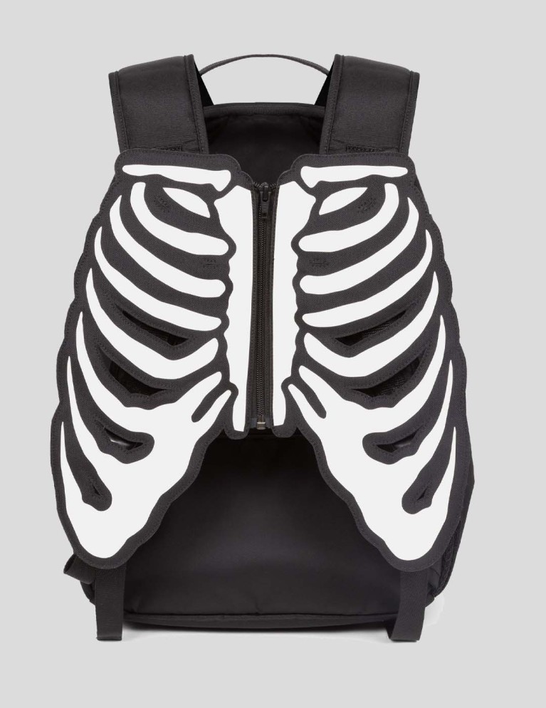 Mochila EASTPAK x pleasures gerys  black skeleton