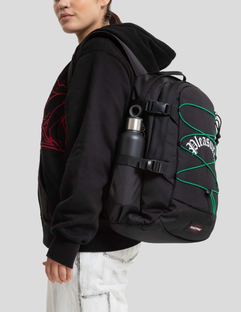 Mochila EASTPAK x pleasures gerys  black skeleton