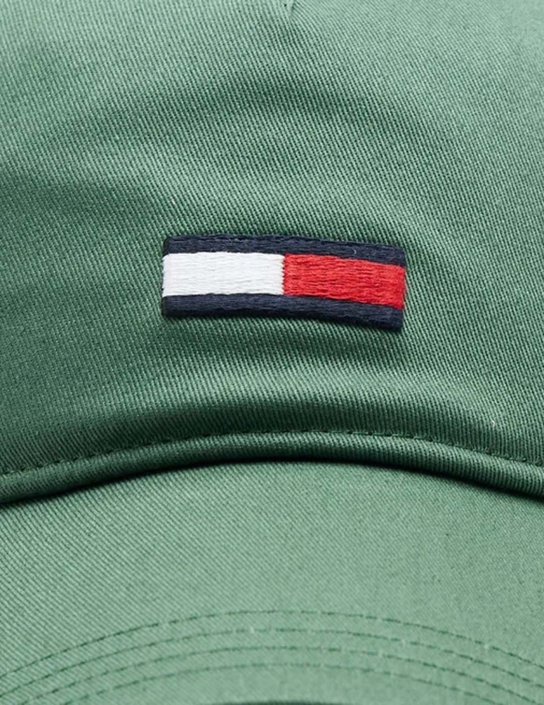 Gorra TOMMY JEANS flag cap green