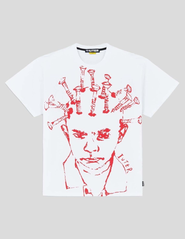Camiseta IUTER spike tee white