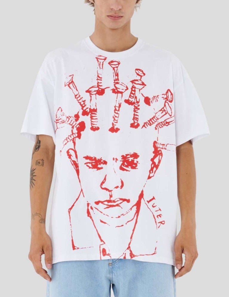 Camiseta IUTER spike tee white