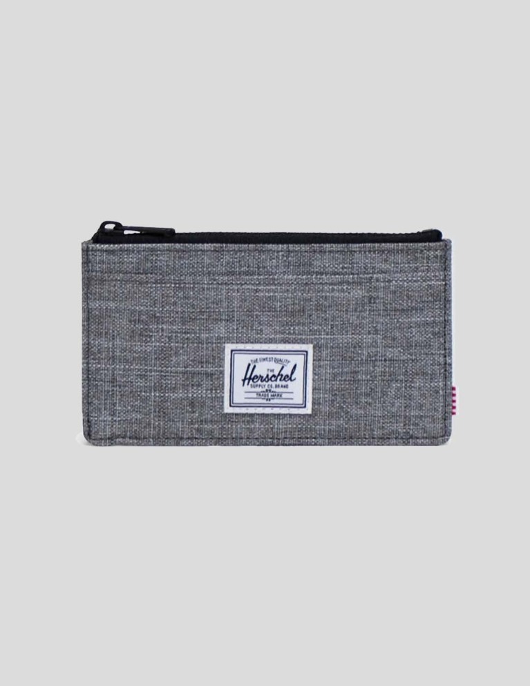 Monedero HERSCHEL oscar cardholder raven crosshatch