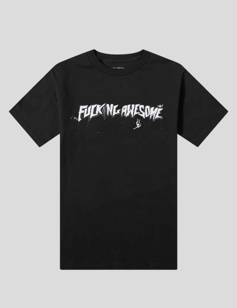Camiseta FUCKING AWESOME  quantum leap tee black