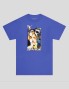 Camiseta FUCKING AWESOME  peligroso tee neon blue