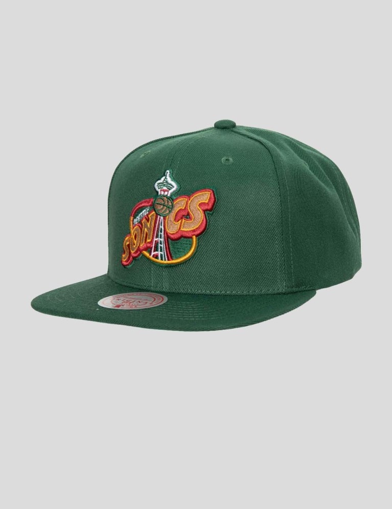Gorra MITCHELL & NESS supersonics ground 2.0 snapback green