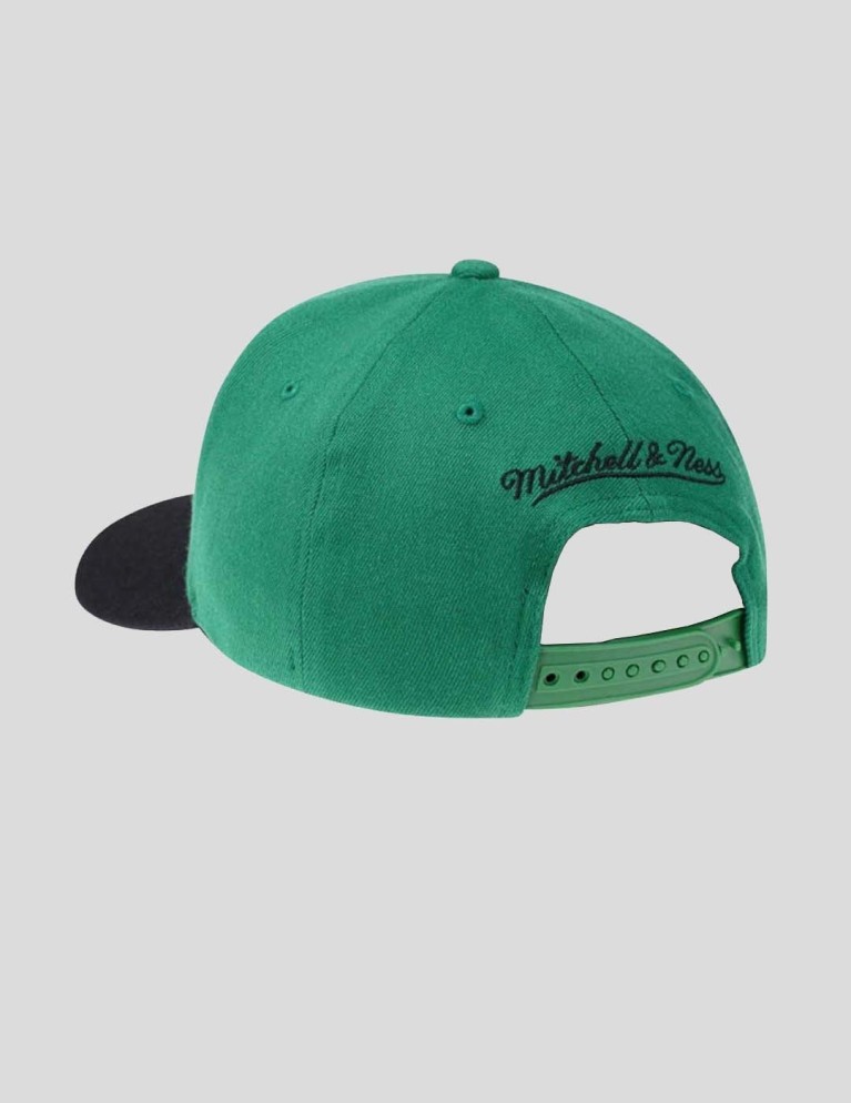 Gorra MITCHELL & NESS celtics team 2 tone 2.0 stretch snapback green/black