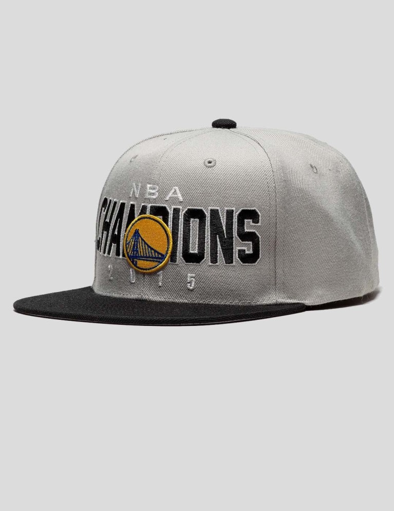 Gorra MITCHELL & NESS warriors 2015 champs hwc snapback grey/black