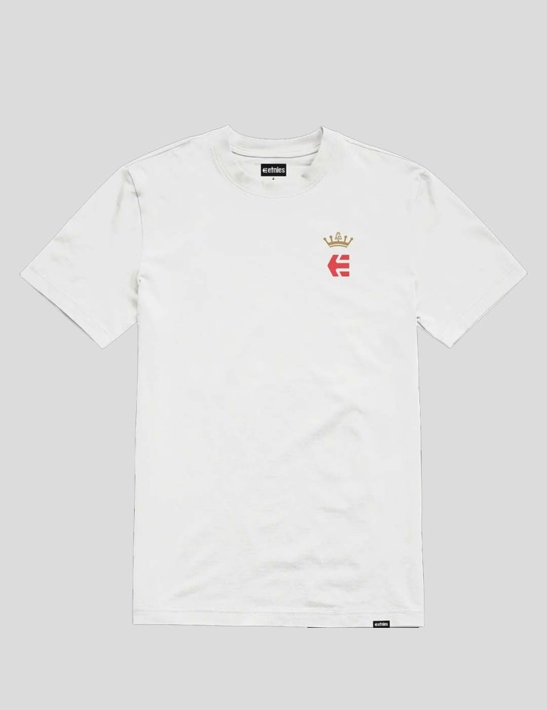 Colaboraciones ETNIES x aurelien giraud tee white