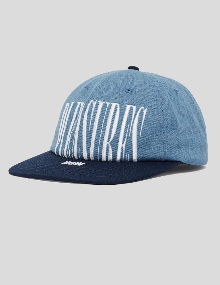 Gorra PLEASURES stretch snapback denim