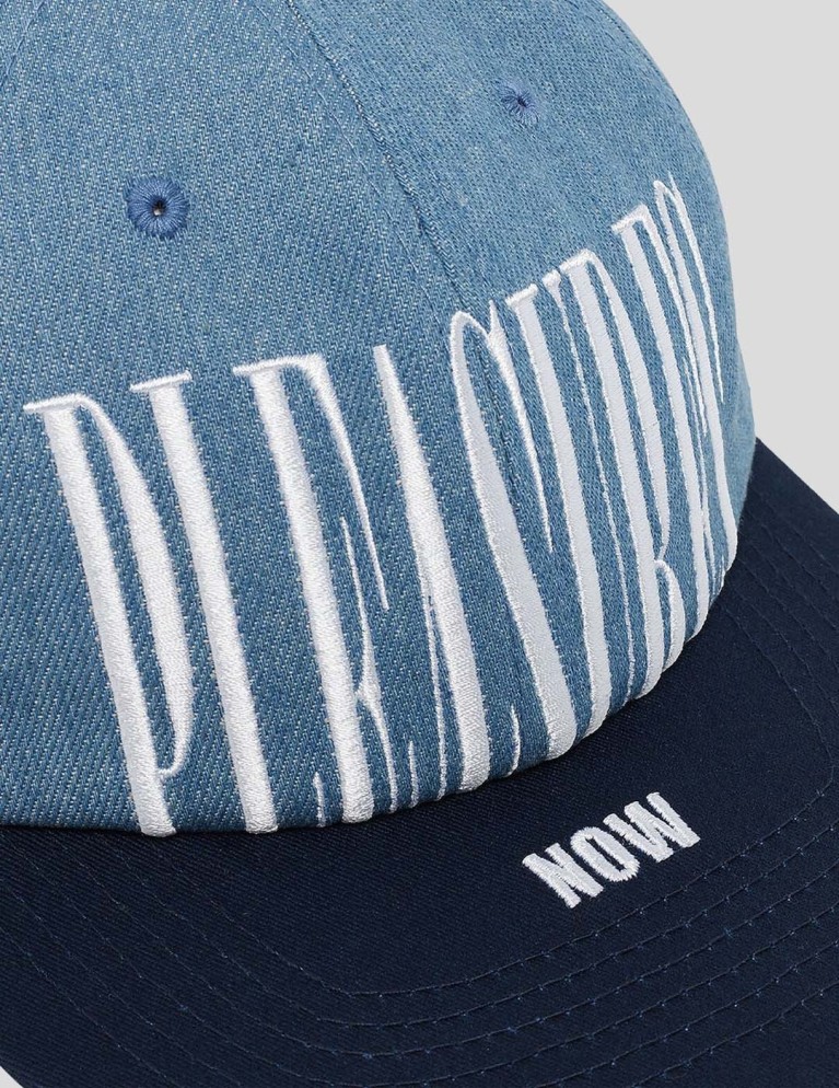 Gorra PLEASURES stretch snapback denim