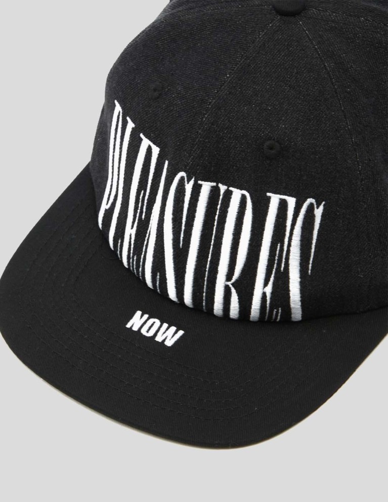 Gorra PLEASURES stretch snapback black