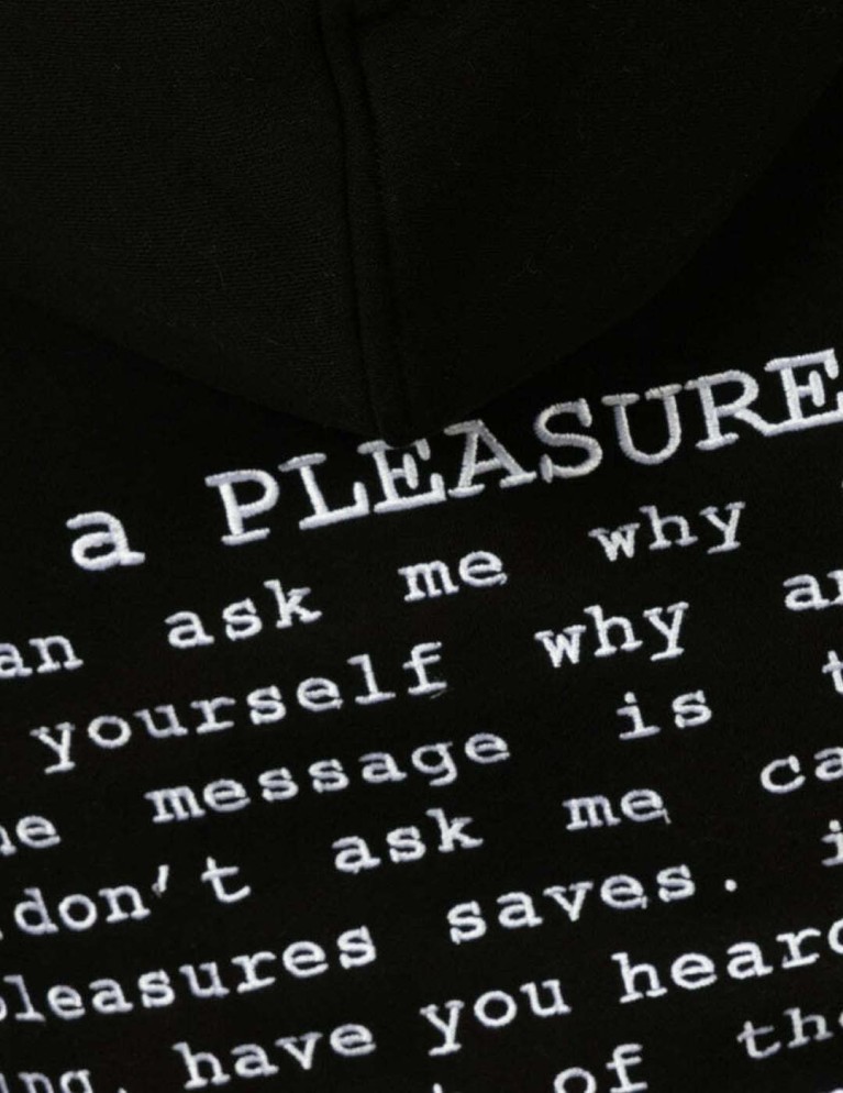 Sudadera PLEASURES evolution zip hoodie black