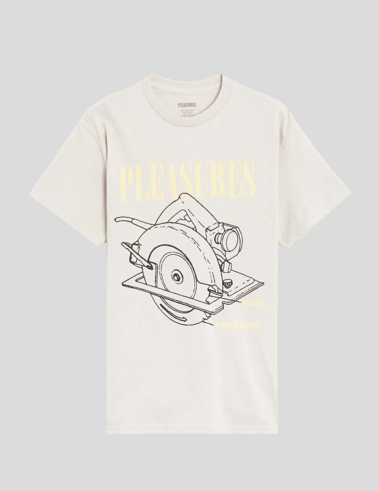 Camiseta PLEASURES diy tee silver
