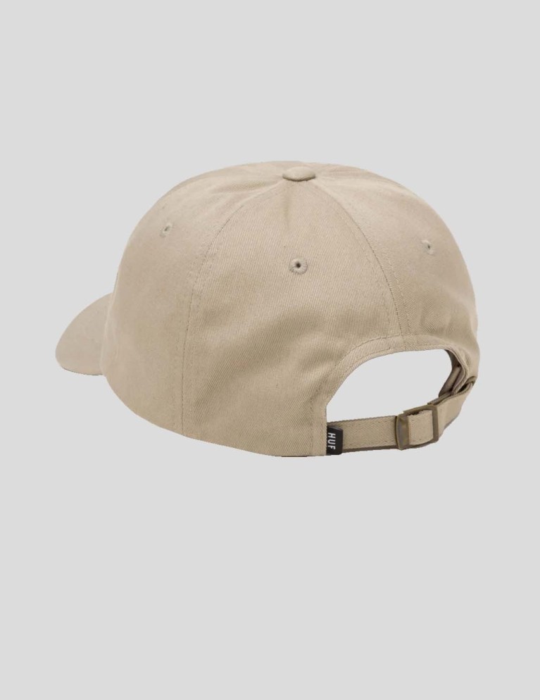 Gorra HUF og logo cv6 panel hat oatmeal