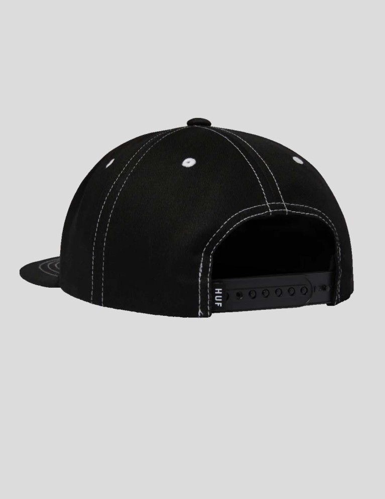 Gorra HUF set tt snapback black/white
