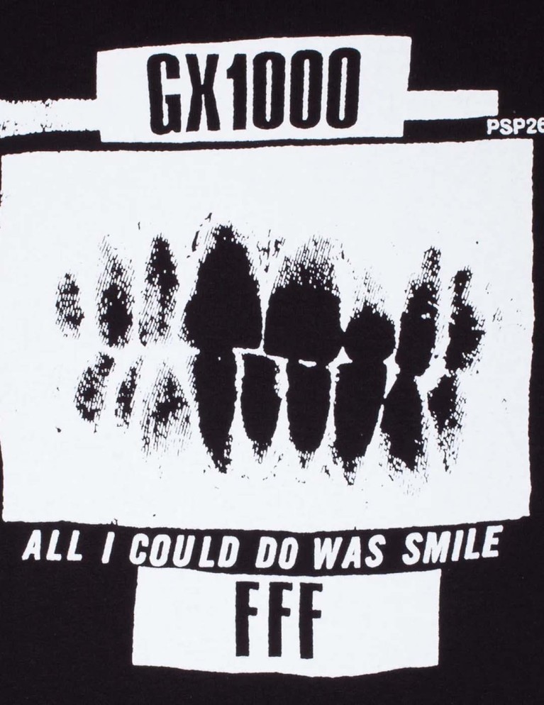 Camiseta GX1000 smile tee black