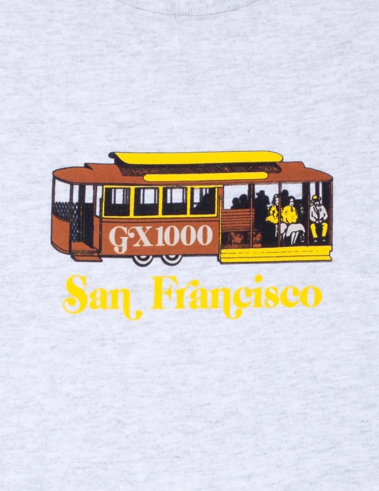 Camiseta GX1000 trolly tee ash