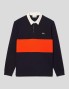 T-shirt LACOSTE polo corblock rugby abimes/sunrise