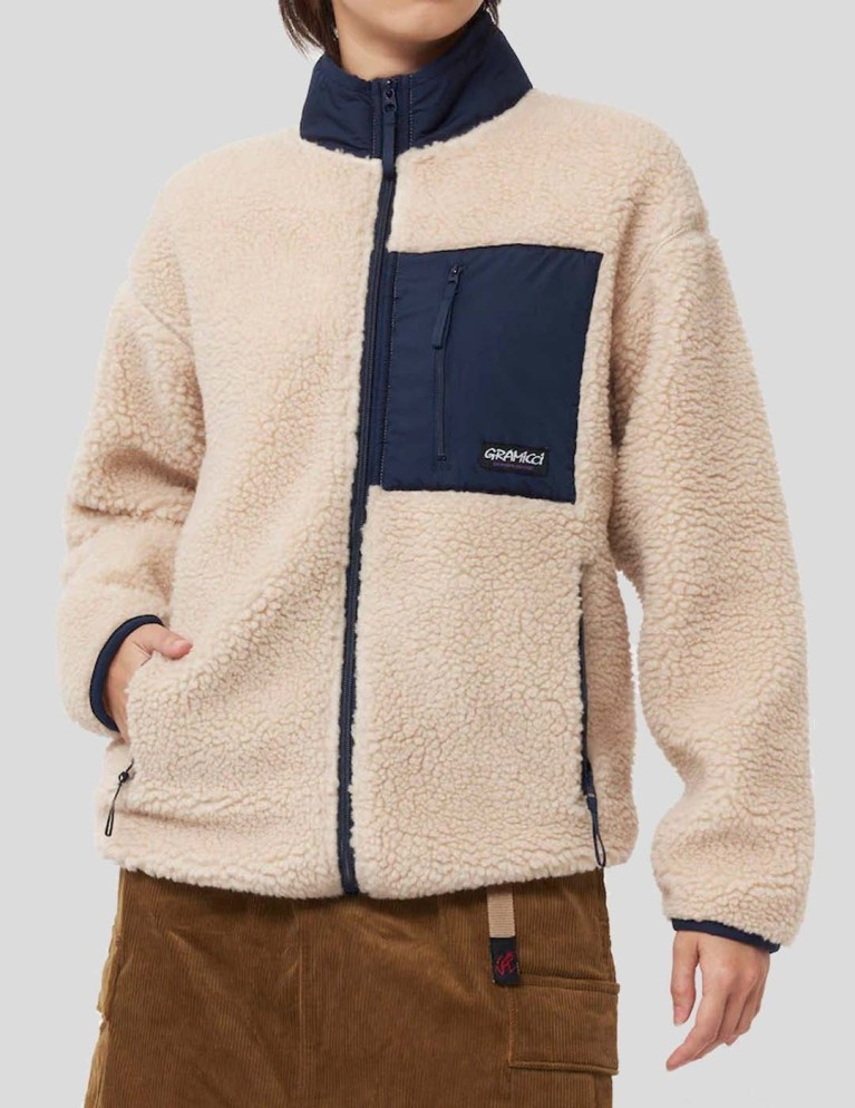 Chaqueta GRAMICCI sherpa jacket natural