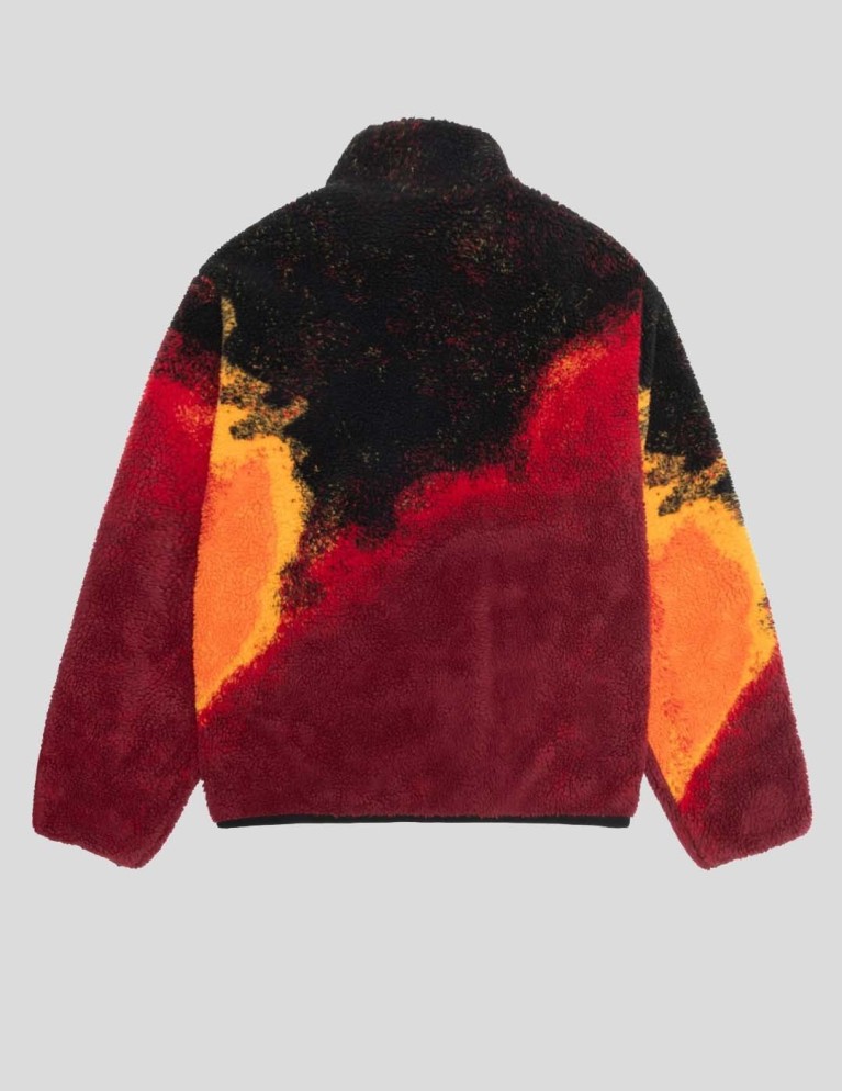 Chaqueta STUSSY sherpa reversible jacket lava