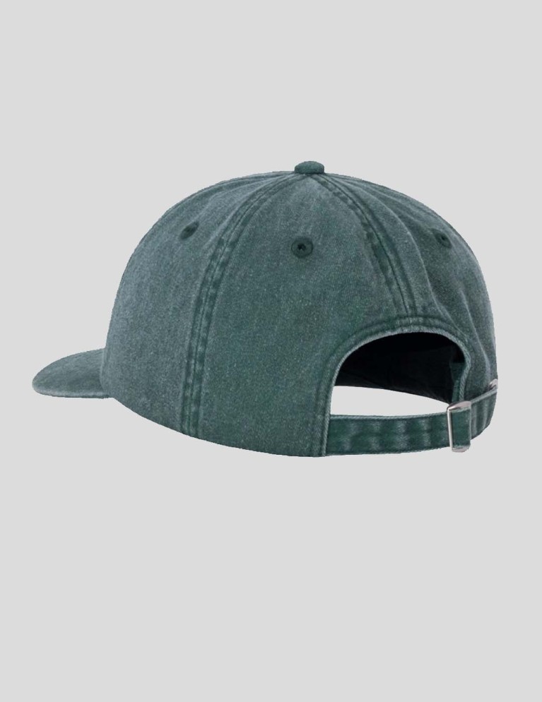 Gorra STUSSY washed basic low pro cap pine