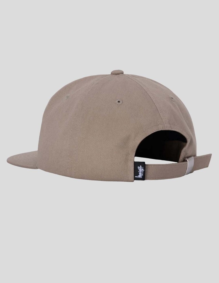 Gorra STUSSY basic strapback cap khaki
