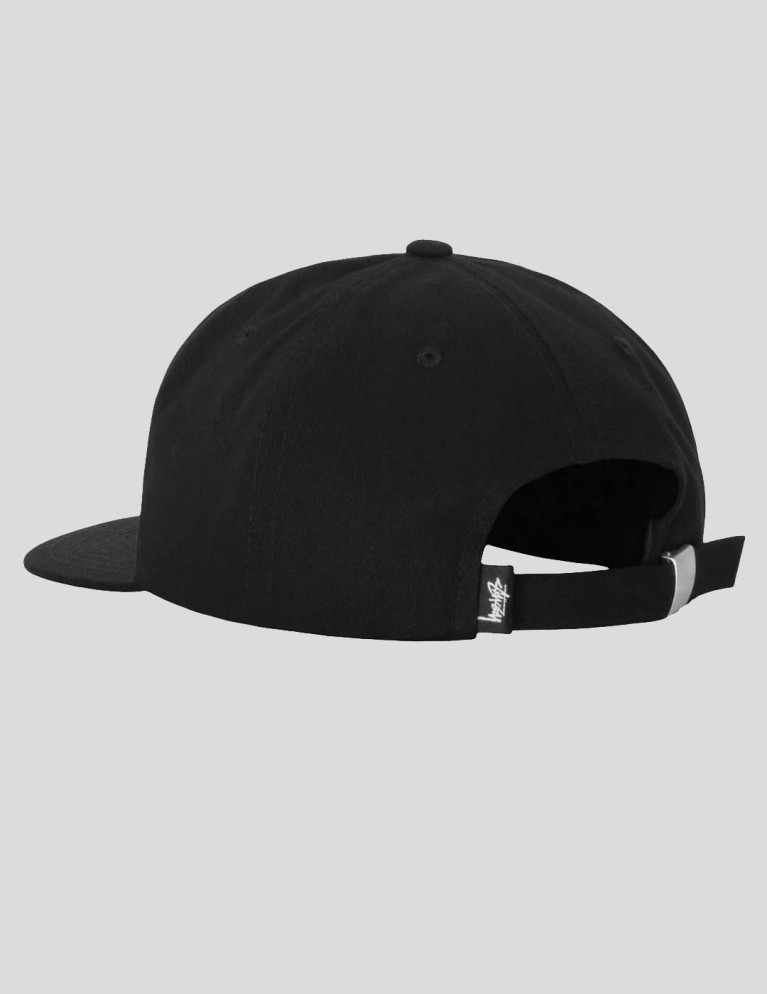 Gorra STUSSY basic strapback cap black