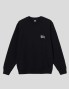 STUSSY equipaggio di base robusto nero