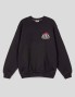 Felpa GRIMEY indietro a voi vintage crema nero
