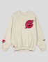 GRIMETY nablus vintage crew bianco
