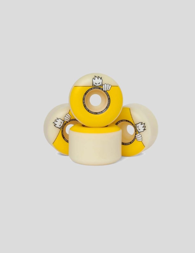 Hardware LAST RESORT AB x spitfire formula four radial full wheels yellow 