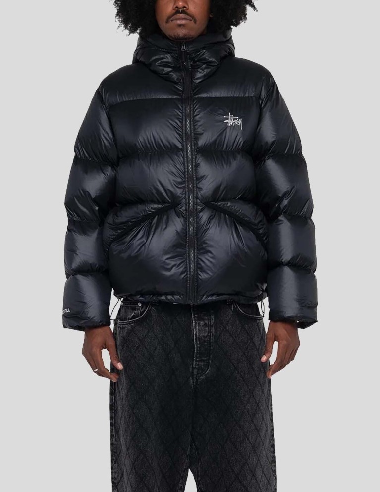 Cazadora STUSSY micro ripstop down parka phantom black