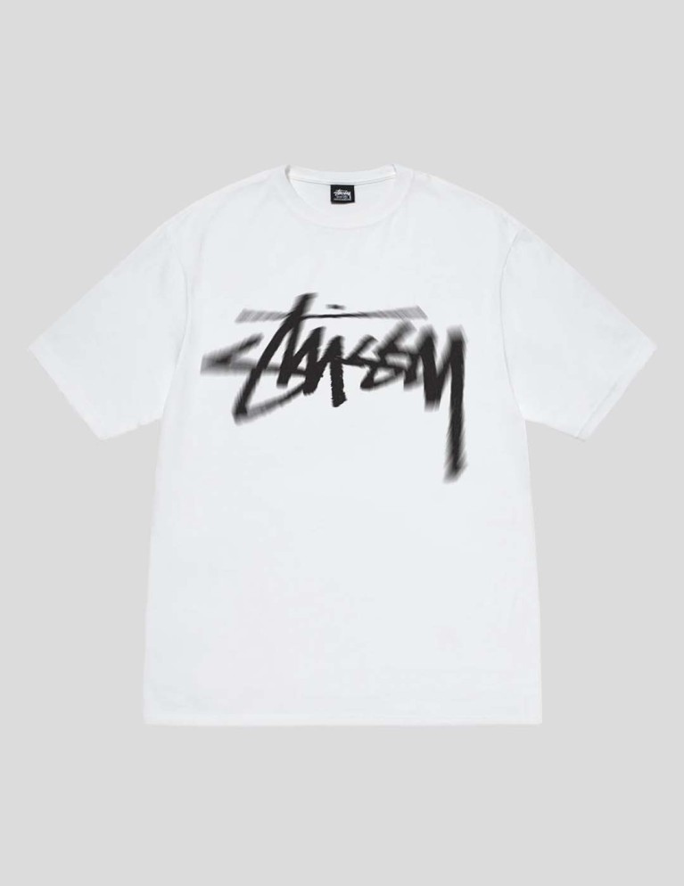 Camiseta STUSSY dizzy stock tee white