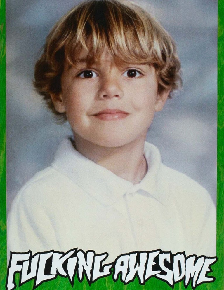 Tabla FUCKING AWESOME  curren caples class photo deck green