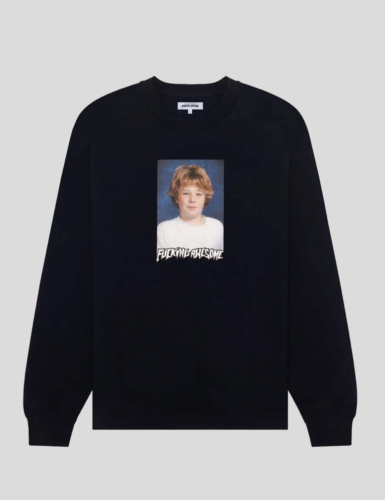 Sudadera FUCKING AWESOME  jake anderson class photo crewneck black