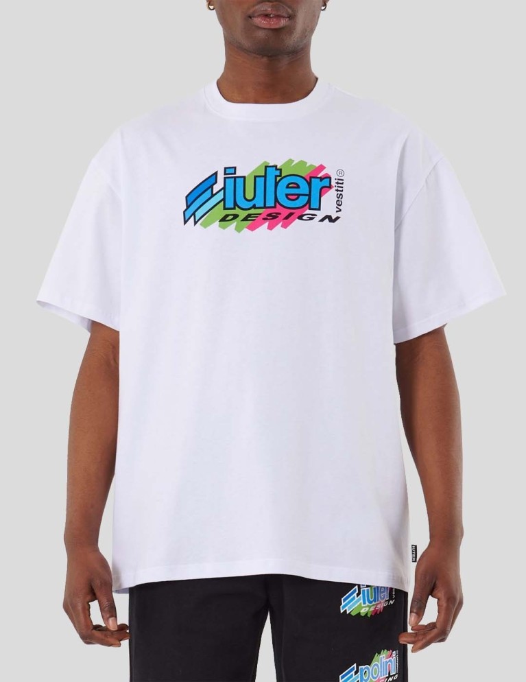Camiseta IUTER x polini paddock tee white