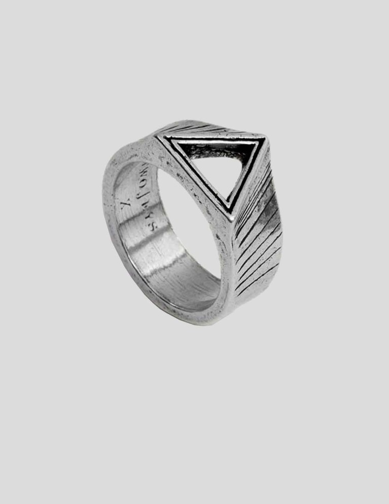 Accesorios TWOJEYS triangle ring silver