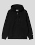 Sudadeira CARHARTT WIP hooded chase jacket black/gold