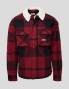 Camisa TOMMY JEANS check sherpa lin overshirt multi
