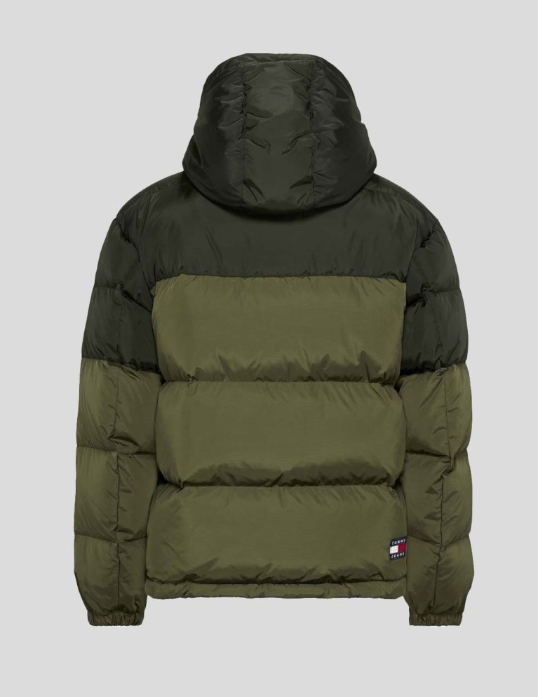 Cazadora TOMMY JEANS alaska colorblock jacket  green