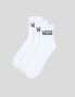 Calcetines VANS  classic half crew socks white