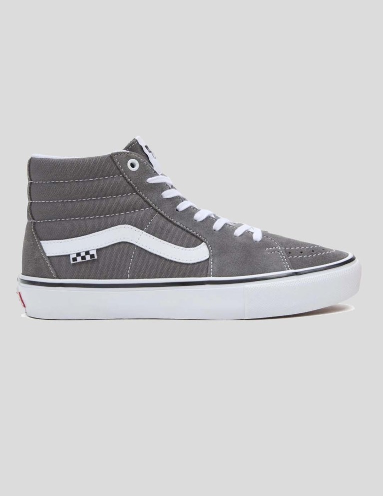 Zapatillas skate VANS  sk8-hi  pewter/white