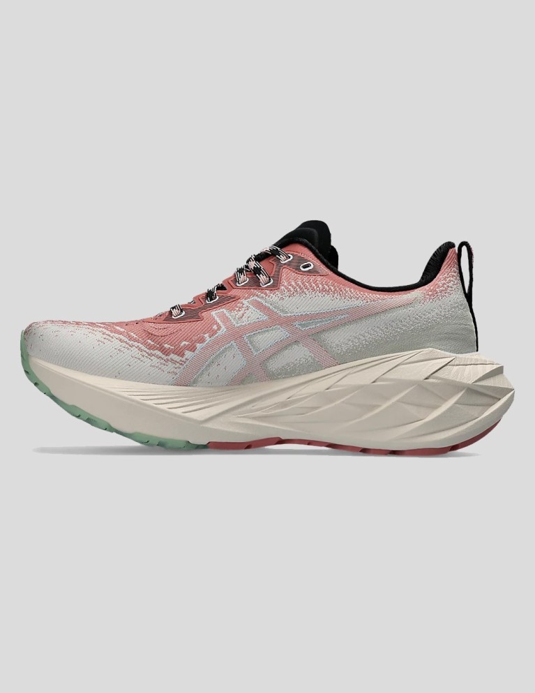 Zapatillas ASICS novablast 4 tr  nature bathing / rose rouge 
