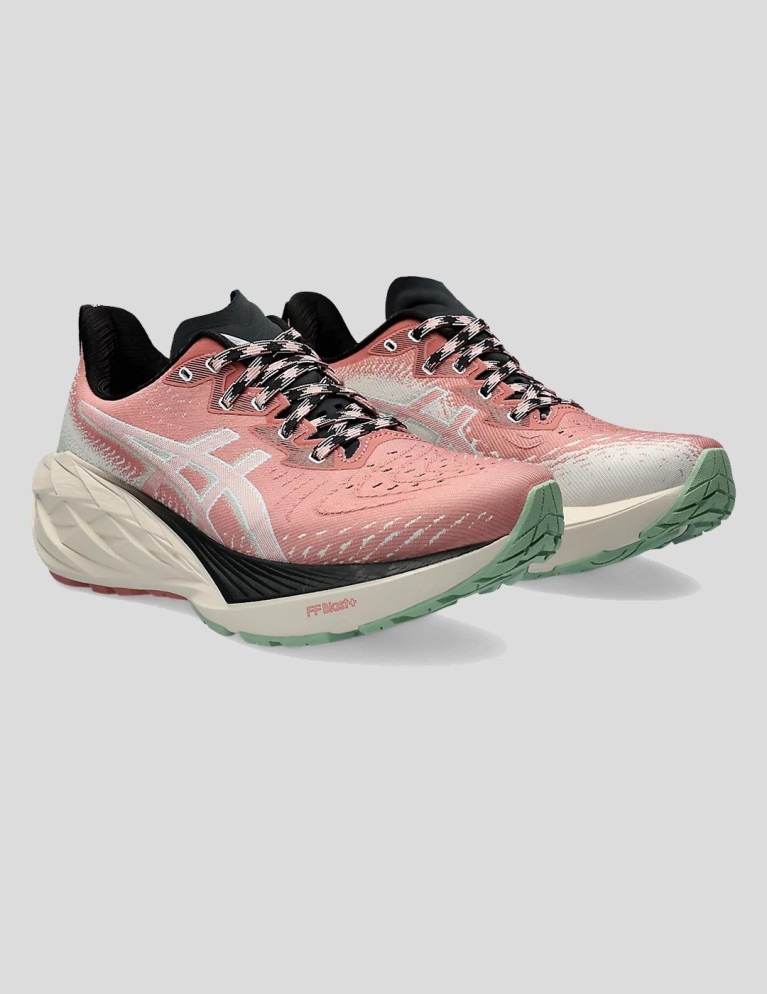 Zapatillas ASICS novablast 4 tr  nature bathing / rose rouge 