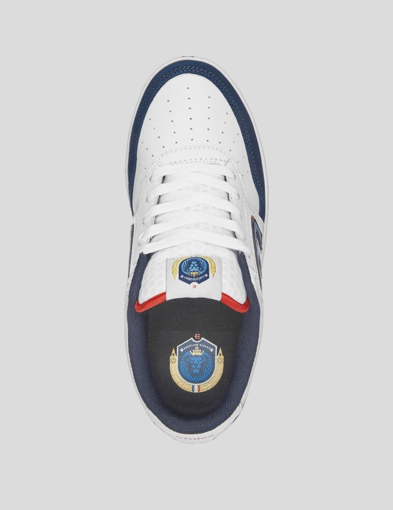 Zapatillas skate ETNIES the aurelien michelin  white/navy/red