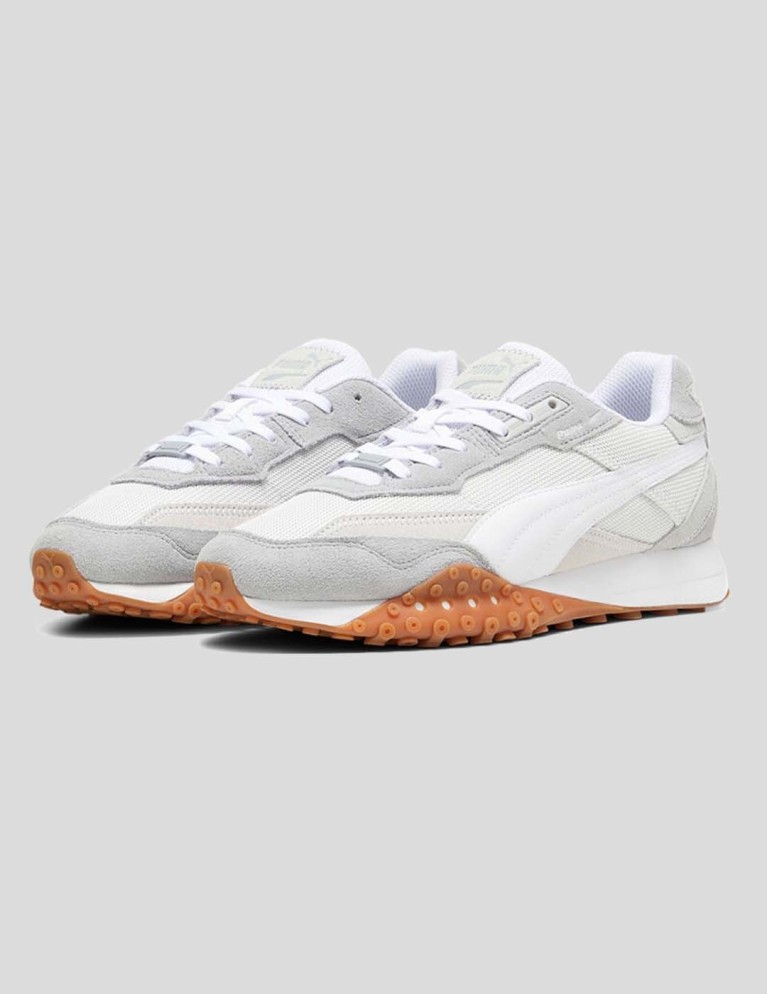 Zapatillas PUMA blktop rider washed feather gray/puma white